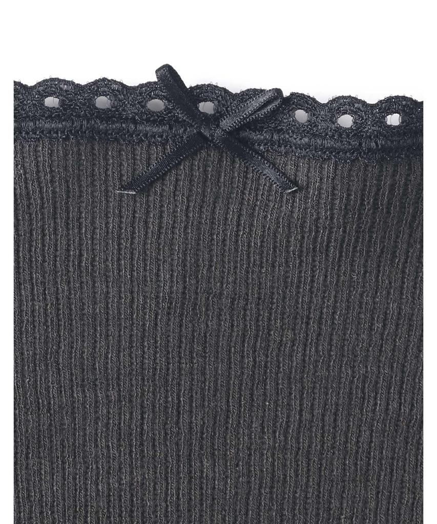 Amphi Women's Warm Belly Warmer, Thin Ribbed Material, UWF559, BL