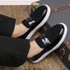 Sneaker für Herren im Frühling und Herbst, Britischer Stil, Slipper-Loafer, Lässige Herrenschuhe, Schuhe mit runder Zehenpartie