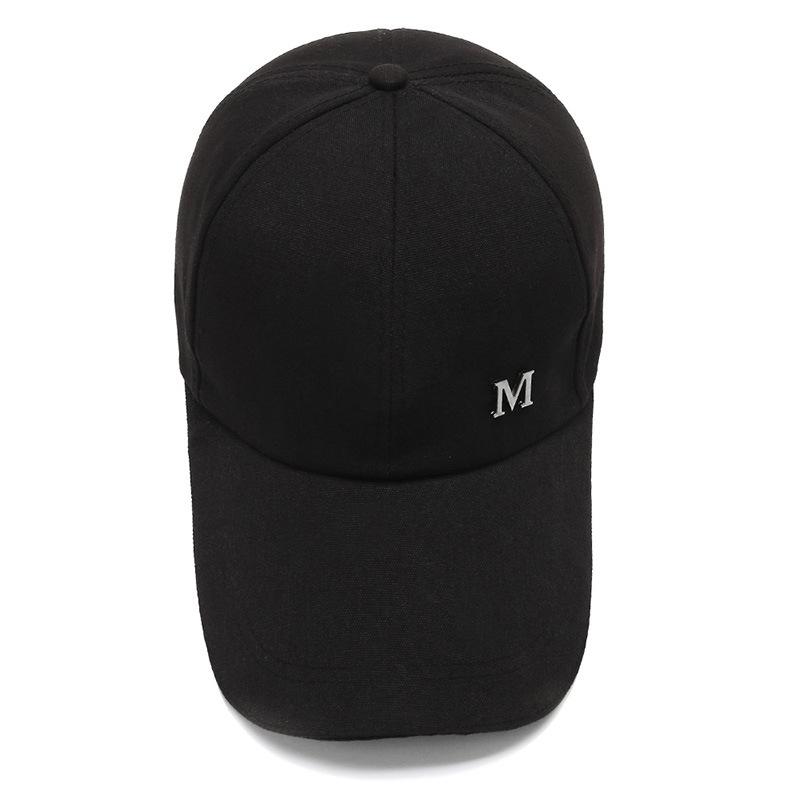 New Men's Middle-aged and Old Baseball Cap Spring and Autumn Outdoor Fashion Visor Casual Canvas Alphabet Cap