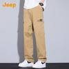 Men's 2025 Autumn/Winter Loose Straight-Leg Cotton Cargo Casual Pants