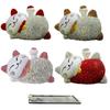 Cat Ornament Glitter Anti-scratch Polymer Clay Lovely Lying Manekineko Good Luck Decor for Car