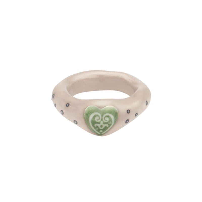 nff dotty romance ring-beige