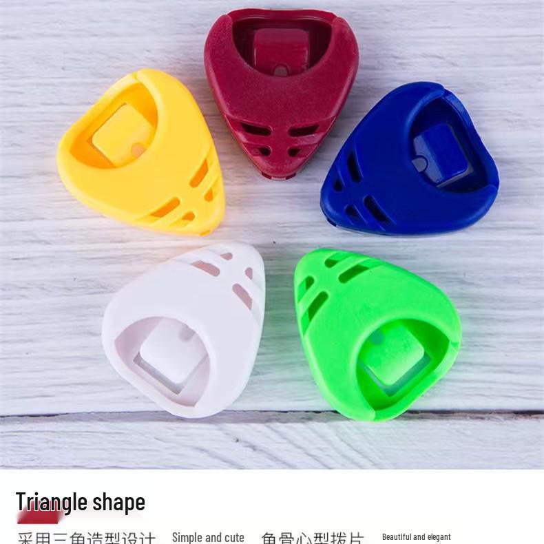 Guitar Pick Box with Multiple Colors for Electric & Acoustic Guitars