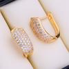 Stud Earrings For Women Fashion Luxury Cubic Zirconia Drop Earrings
