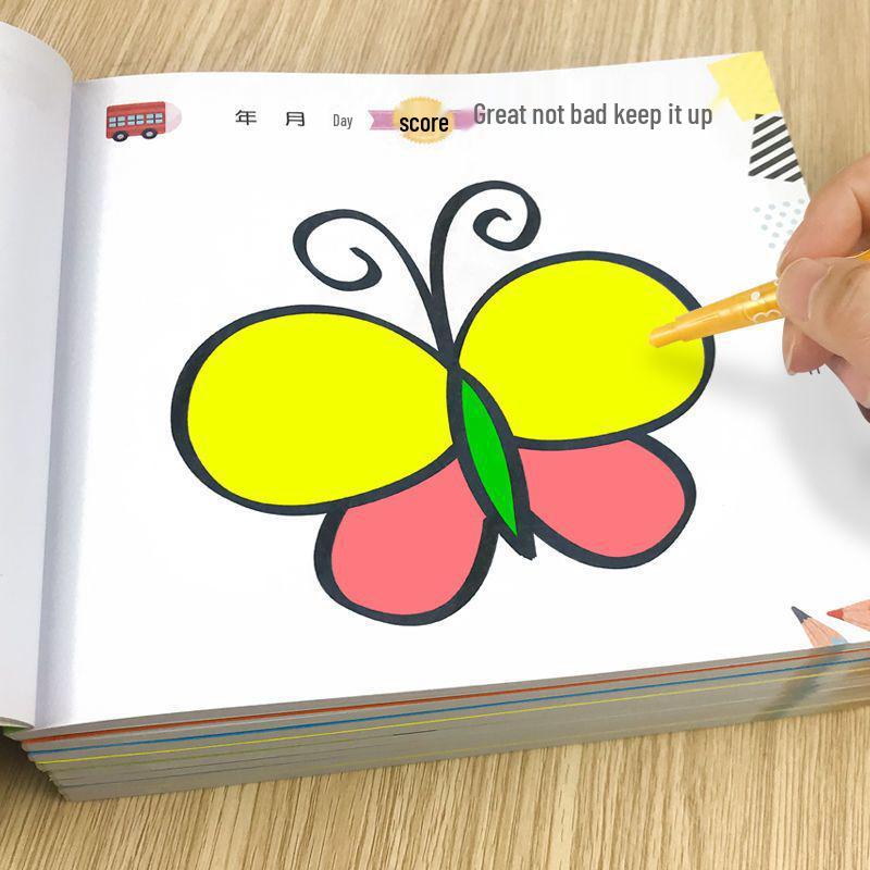 Kids' Coloring and Drawing Book Set: Doodle & Paint for Kindergarten