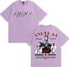 Rapper Anuel AA Rhlm 2 Album 2025 World Tour T Shirt Unisexs Clothing Hip Hop High Street Tshirt Vintage Casual Oversized Tshirts