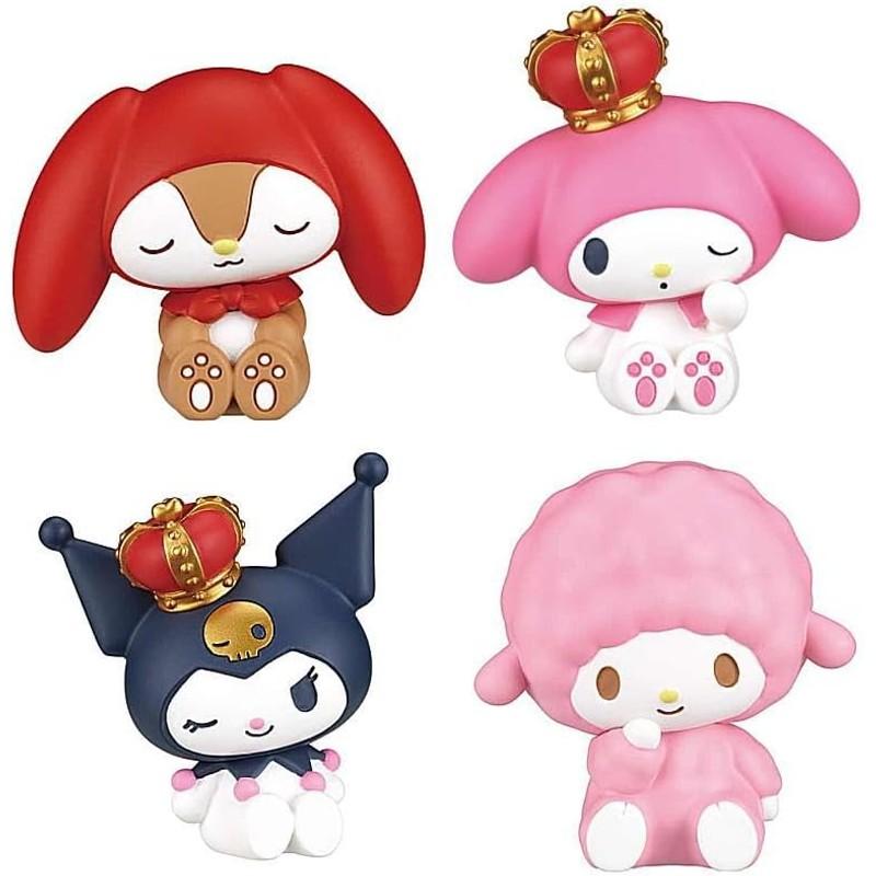 My Melody Kuromi Anniversary Collection Set of 4 Gacha Capsule Toy Shoulder-Holding Fig. & [Complete Types]