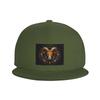 Aries Zodiac Celestial Goat and Ram Horns Print Baseball Caps Snapback Fashion Baseball Hats Casual Casquette Outdoor for Unisex