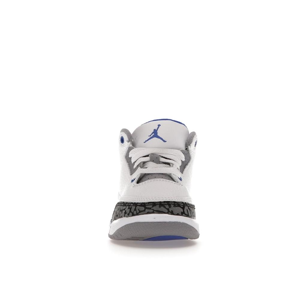 Air Jordan 3 Retro PS Racer Blue Barnesko Hvite Svarte Sementgrå 429487-145