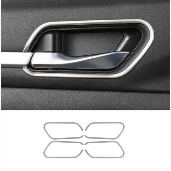 Fit For Nissan Altima/Teana - Silver Steel Inner Door Handle Frame Trim