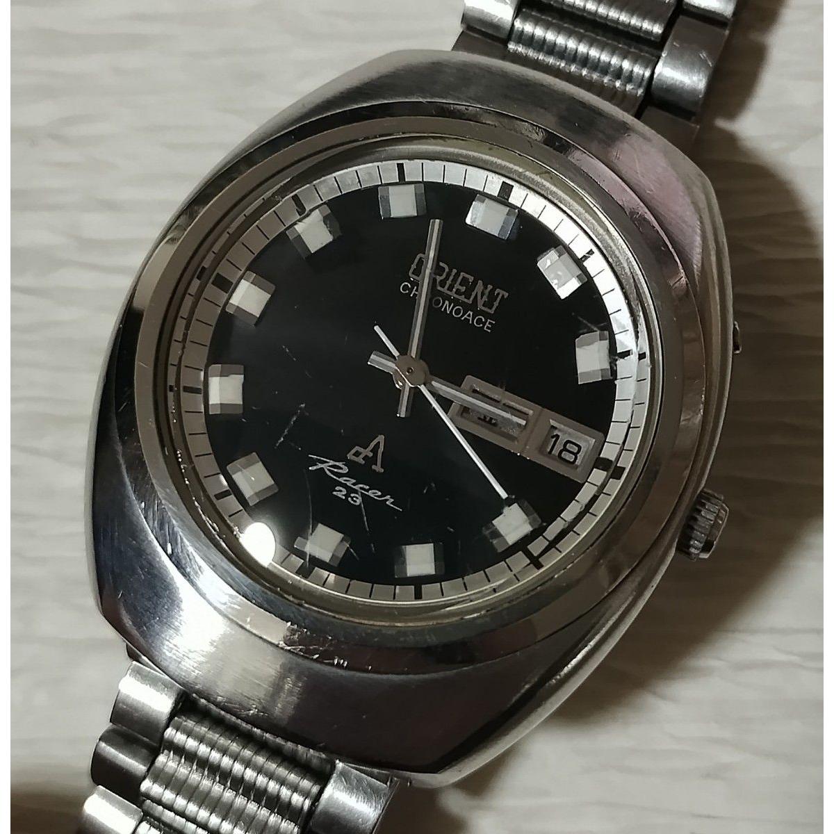 [Working item with translation] ORIENT Chrono Ace automatic watch Day Date working item