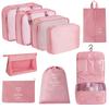 7-Piece Travel Storage Bag Set for Clothing and Luggage Organization