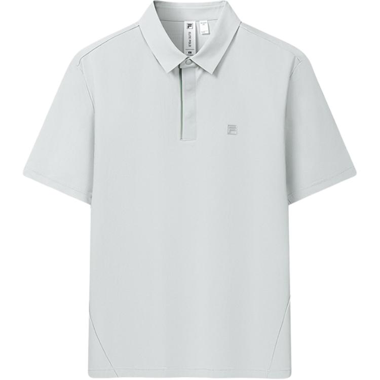 FILA Elite Cooling Polo Shirt Fashion Simple Men tops Storm-Gray F11M631106FGY