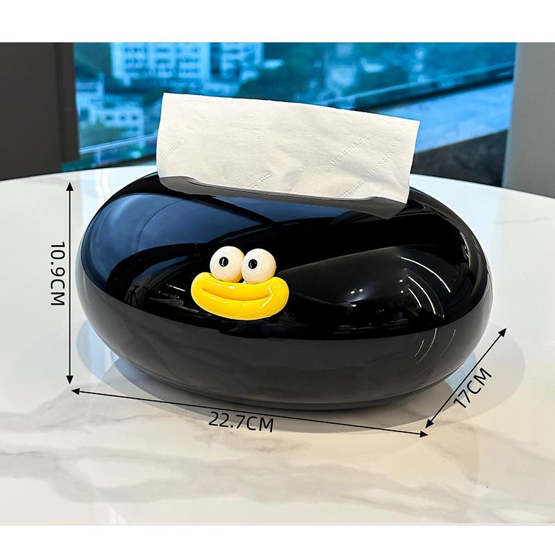 Minimalismus Ovale Magnetische Taschentuchbox Kaffeetisch Schreibtischdekoration Kreative Accessoires Taschentuchbox Nachttisch Papiertuchhalter