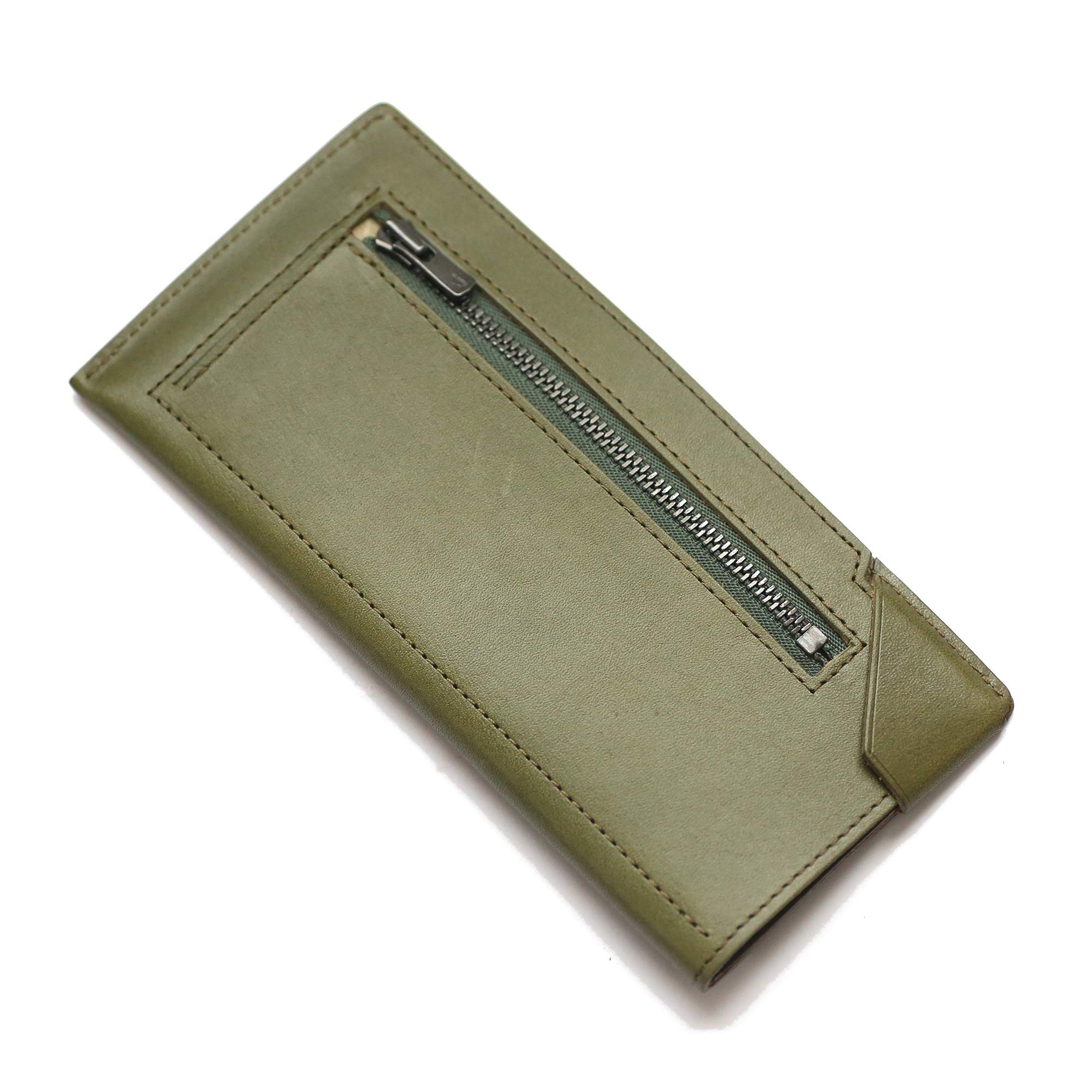 

FRAGMAN Long Extra Made in Tochigi Genuine Natural Leather Stores 20 bills without folding [STATUSY] Wallet, Small, Handmade, Japan, Leather, Leather,