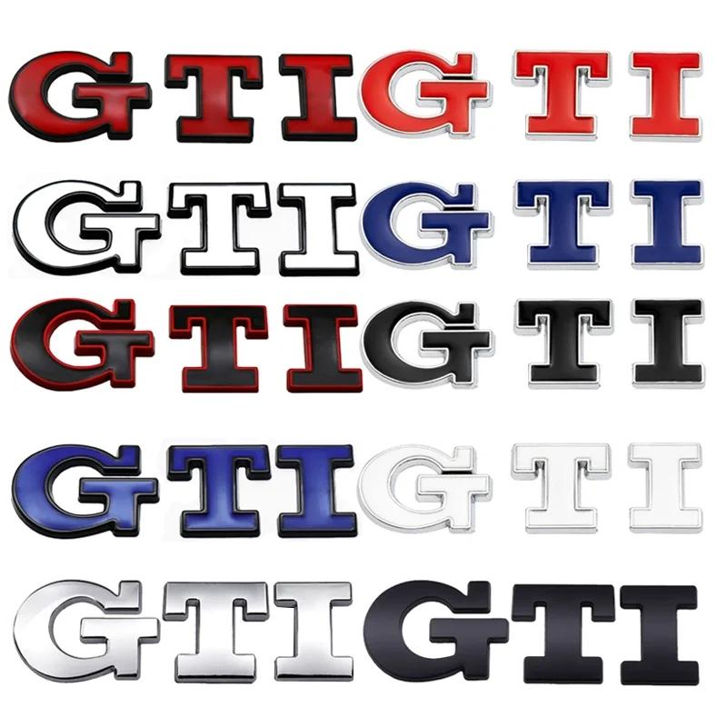 2026 Hot For VW VOLKSWAGEN for Volkswagen VW Metal GTI Logo Car Rear Trunk Emblem Side Sticker Golf 4 5 6 7 8 Polo Jetta Tiguan