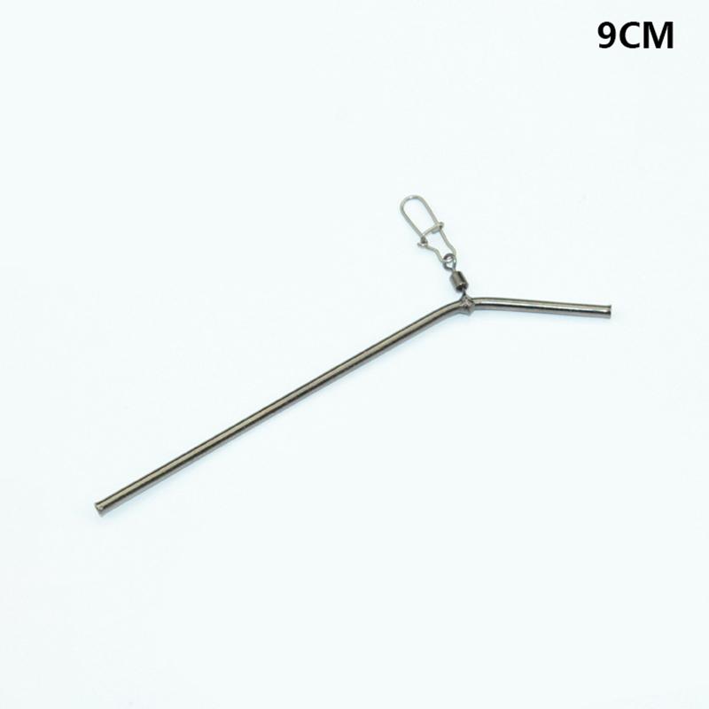 5Pcs Fishing Balance Connectors 5/7/9/12Cm Small Style Brass Tube Fishing Tackle Anti-Tangle Feeder Boom Fish Accessories