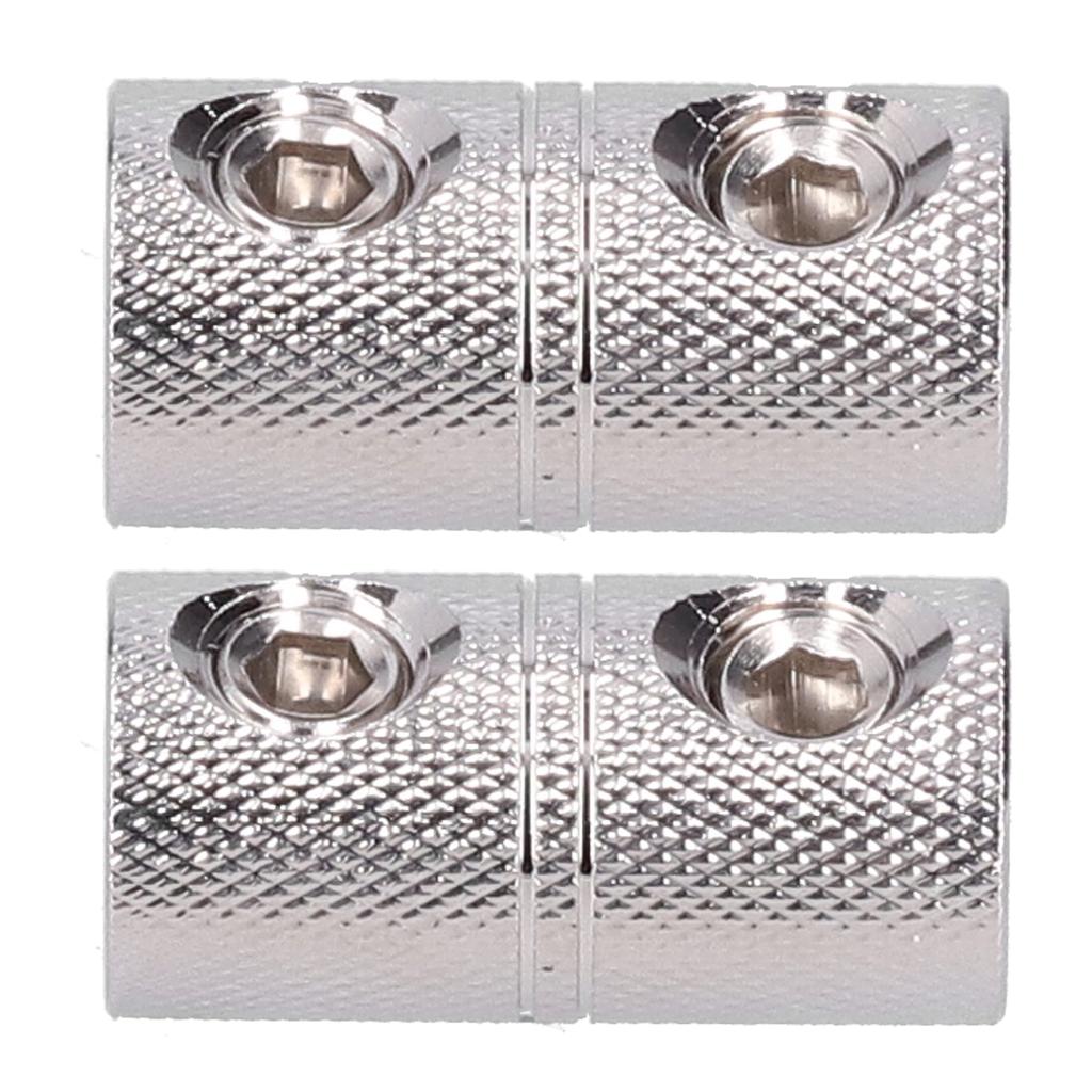 2pcs Power Cord Extension Terminal 0 Gauge Input Output Wire Coupler for Car Audio System