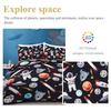 Outer Space Astronaut Bedding Three-Piece Quilt Cover
