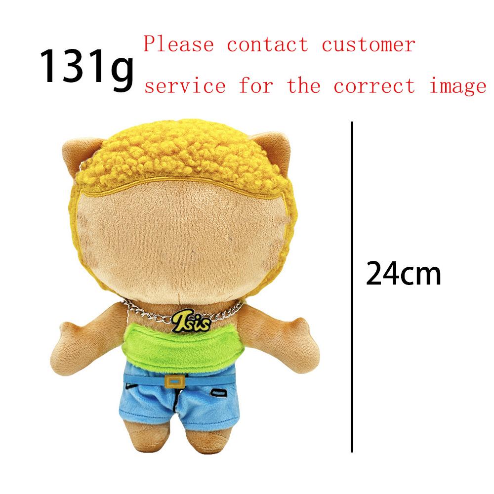 Nieuwe 25cm Tupac Pluche Pop Rapper Figuur Knuffels Schattige Jongens Meisjes Fans Verzamelen Cadeaus