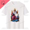 Jesus Christ Pantocrator Icon Sinai Orthodox Christian Unisex Gift Printed TShirt Summer Unisex Short Sleeve ONeck Unisex T Shirt