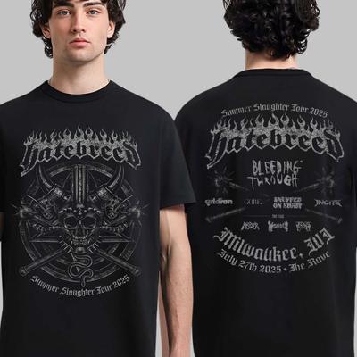 Hatebreed Summer Slaughter Tour Milwaukee Wisconsin At The Rave On July 27 Shirt