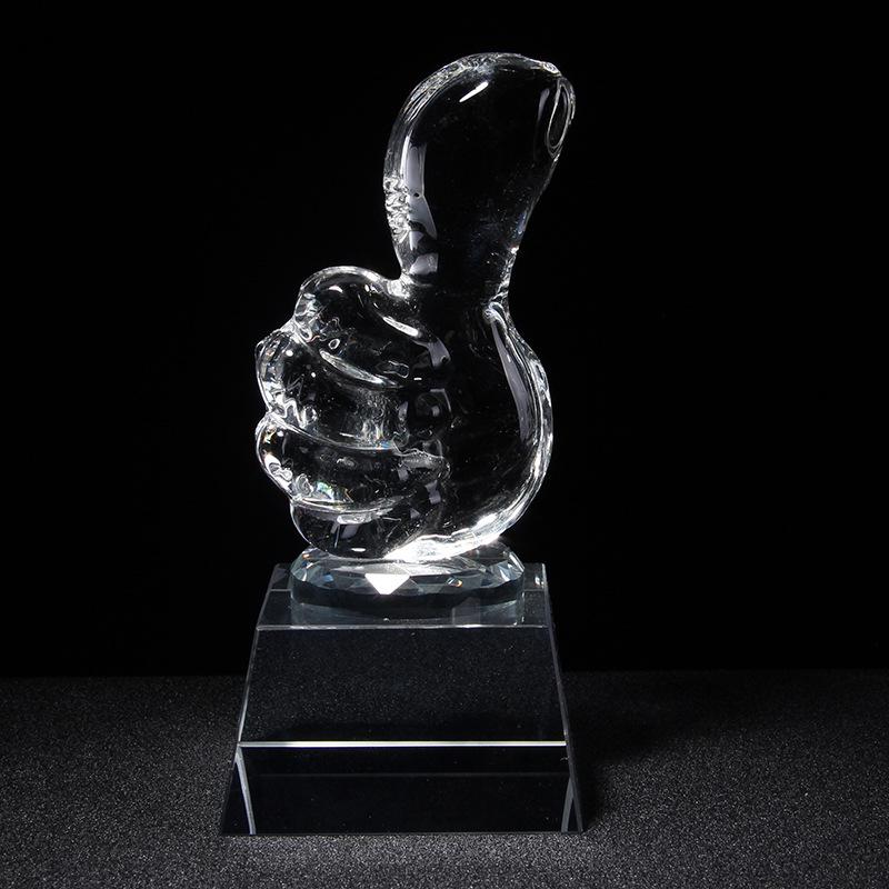 Children s Creative Crystal Trophy for Primary School Competitions - Cute, Engraved Medal Prop