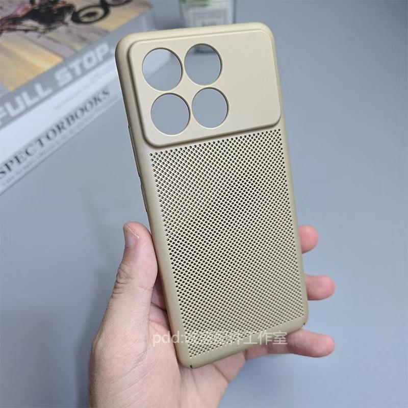 Slim Cooling Case For Poco F6 Pro Case Ultra Thin Hard Back Cover For Xiaomi POCO F6Pro 5G Redmi K70 Heat Dissipation Bumper