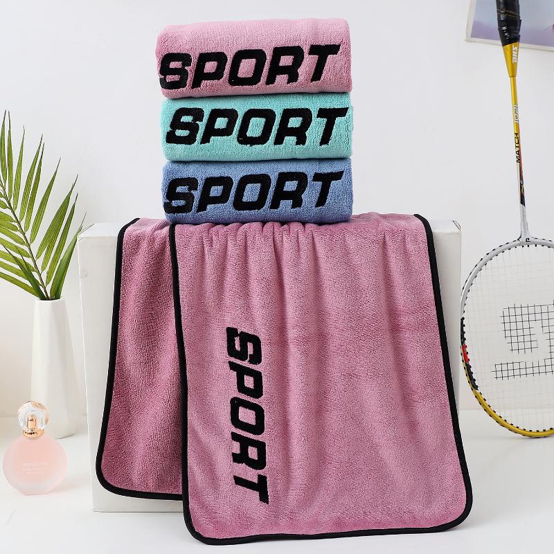 Sports Towel Ultra-fine Fiber Gym Workout Sweat Absorption Towel Yoga Quick Drying Exercise Beach Quick Dry Towel 30 * 110cm