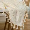 Cotton Linen Daisy Tablecloth Small Fresh Style Ins Photo Background Cloth