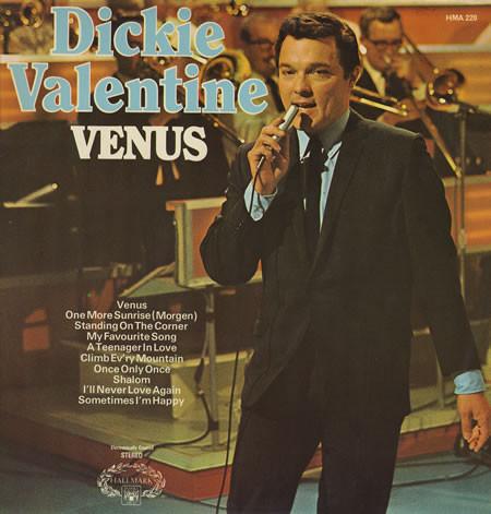 

LP Record DICKIE VALENTINE - Venus HMA220 Hallmark Marble UK Pop Used
