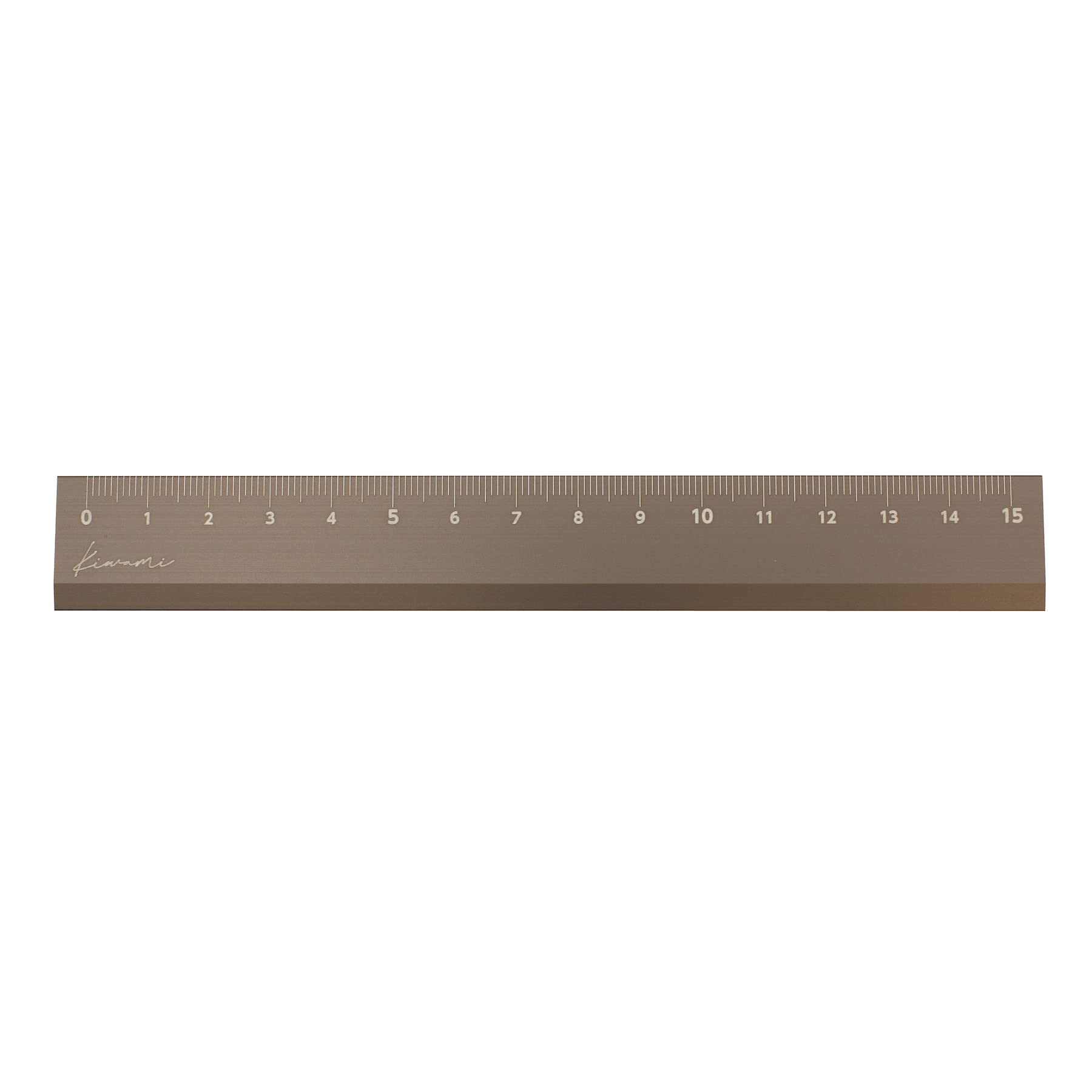 

Kyoei Plastic LR left and right handed aluminum ruler 15cm silver gray KLR-15-SGR