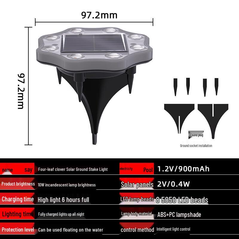 Solar Ground Plug Light