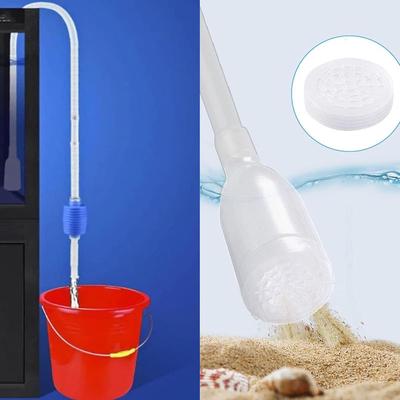 150cm Aquarium Cleaner Vacuum Pump For Fish Tank Cleaning Siphon Filter Cleaner Fish Water Pumps Change Gravel Household Tools
