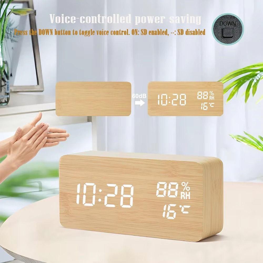 Reminder LED Digital Clock LED Digital Display Table Clock Digital Alarm Clock Temperature Display