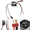 High Voltage 320A Waterproof Brushed ESC Electric Speed Controller with Fan for RC Model