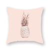 45X45CM Pink Shiny Polka Dot Alphabet Geometric Simple Pillow Cover Bed Sofa Car Office Seat Cushion  Home Decoration