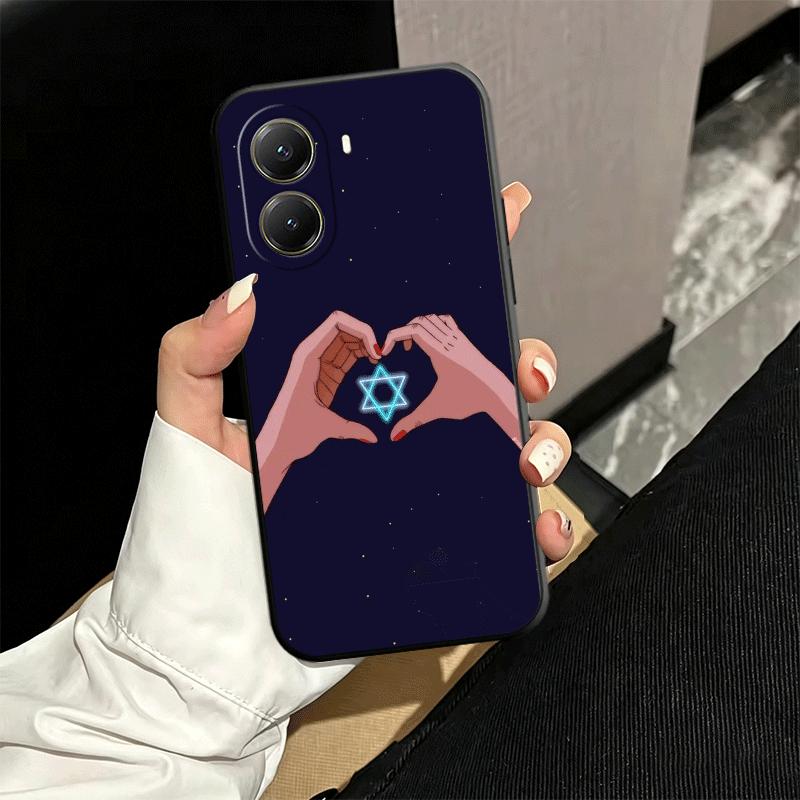 David Jewish Star Symbol Soft Phone Case for Xiaomi Poco X5 X6 X7 X8 Pro Max X3 F7 F8 Ultra M8 M7 M6 M5 Redmi 15 15C 14C 13C 12C