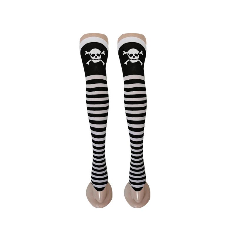 Halloween Party Skeleton Bat Spider Web Stockings Ghost Festival Party Atmosphere Horror Dress Up Stockings