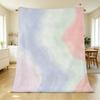 Gradient Flannel Fleece Blanket - Soft, Warm & Skin-Friendly, Cozy Home & Dorm Bedding, Perfect for Christmas & Halloween