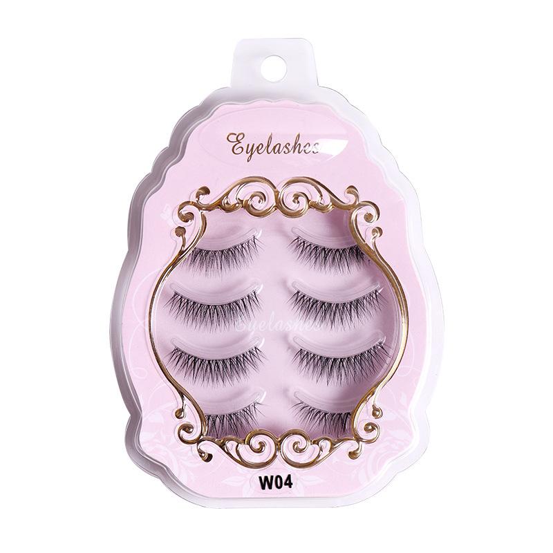 Little Devil Sharpened False Eyelash Powder Boxed, Natural Thick And Slender Eyelashes, Nude Makeup, Pseudo-Plain Eyelashes
