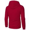 Men’s European & American Jacquard Knit Hooded Sports Top - Autumn/Winter