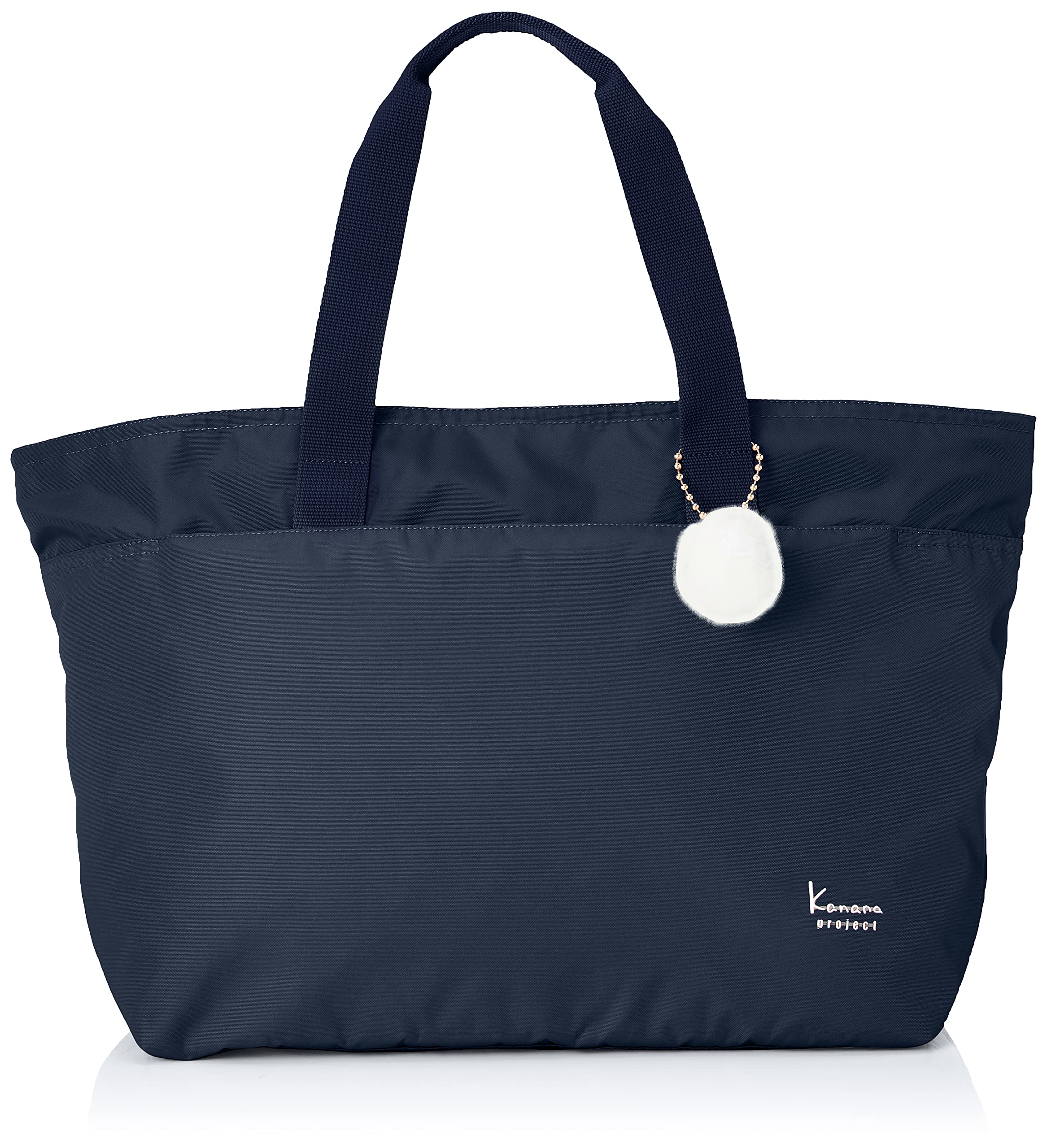 

Project Folding tote bag with antibacterial and antivirus pocket and shoulder bag L size Stroll 67216 Navy [Kanana Collection] Women s