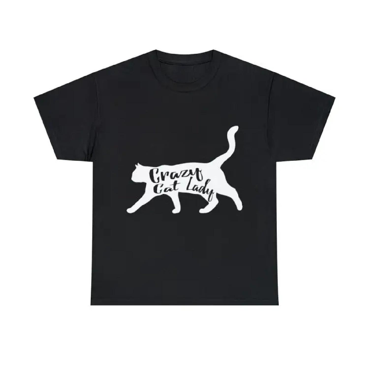Crazy Cat Lady T Shirt S 5Xl XXXXXL разноцветный