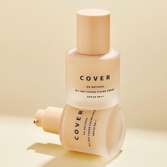 So Natural Powder Forum All Day Cover Fixing Cream