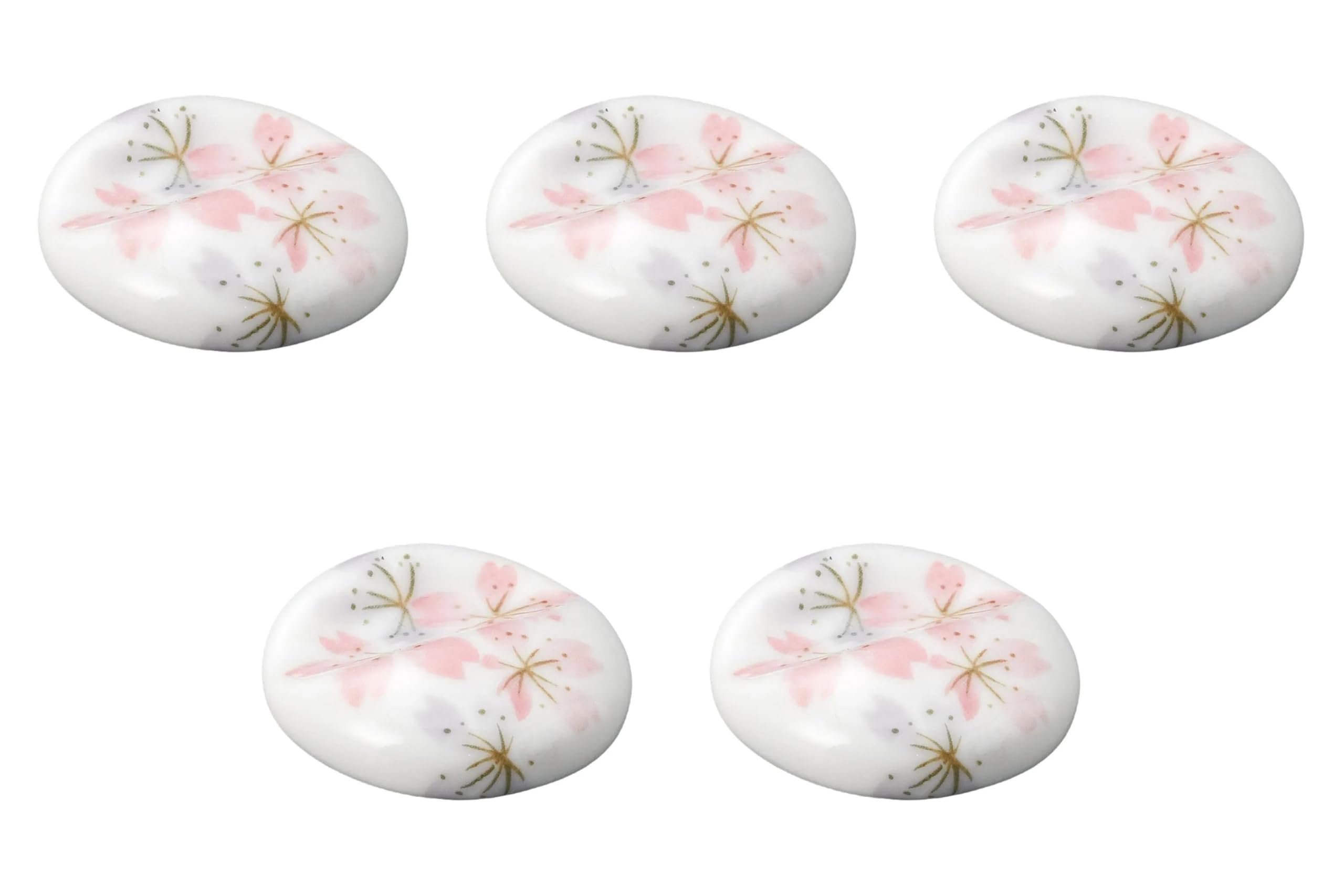 

Set of 5 Sakura Round Chopstick Rests x Chopstick Rests Setomonohonpo [4 1.5cm]