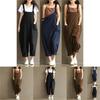Stylish Womens Loose Jumpsuit With Comfortable Sleeveless Design And Wide Leg Fit