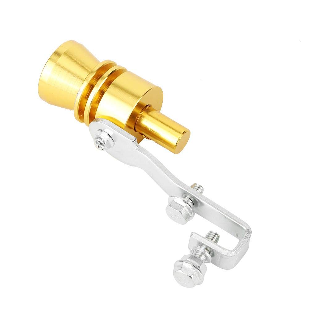 Turbine Whistle, Qiilu Exhaust Pipe Speaker Sound Whistle Speaker (Gold)