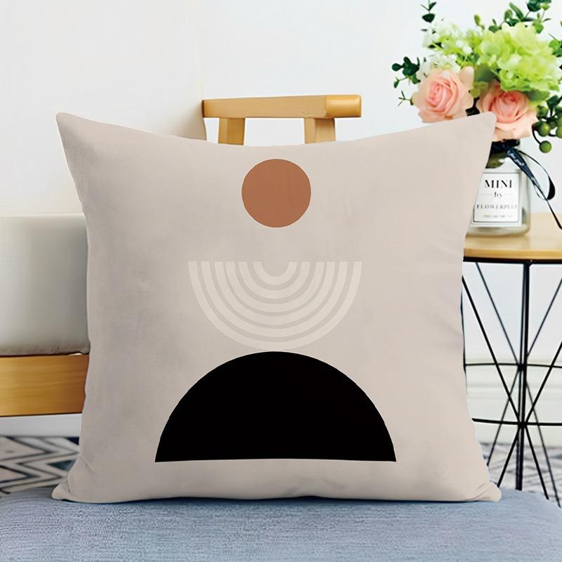 

Ins Style Простая напечатанная декоративная наволочка для спальни, гостиной, квадратная подушка, наволочка 40x40cm