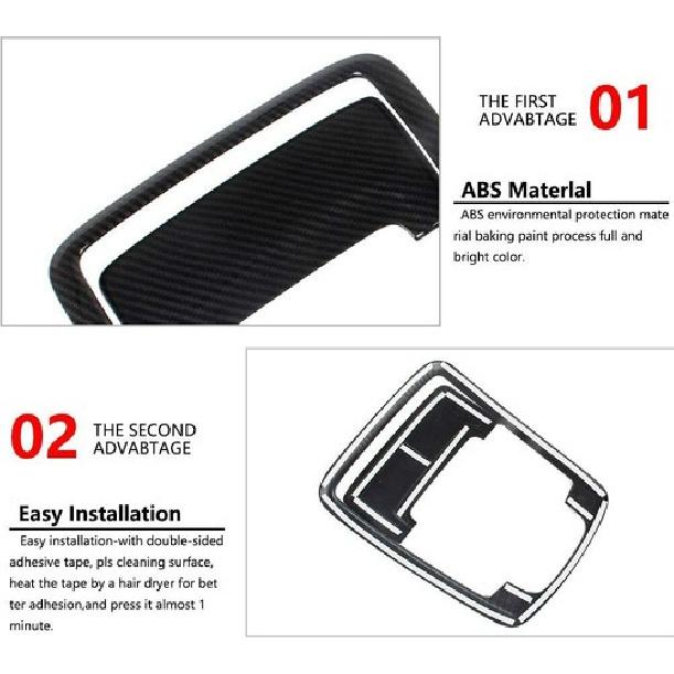 Abdeckung für die Dachleseleuchte für Dodge Ram 1500 (2018) – Carbonfaser